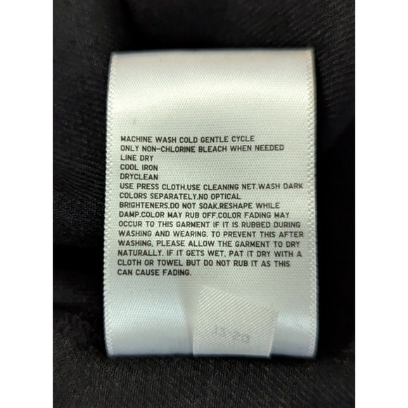 Uniqlo sz L Linen Blend One Piece Jumpsuit cropped wide leg black tank 4067 - Picture 7 of 7